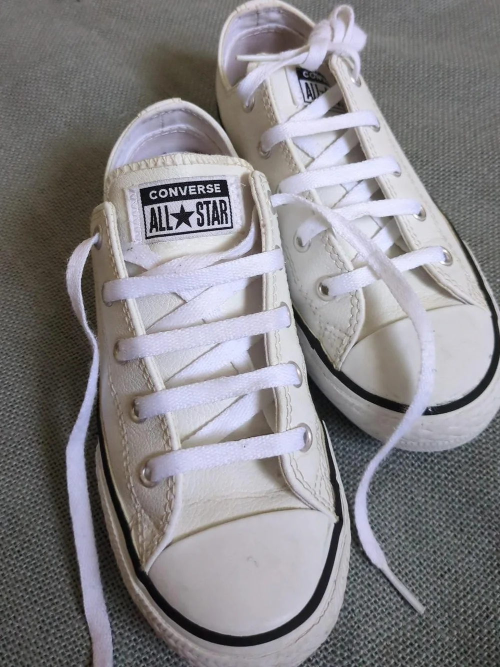 Converse Kids White All Star Low Top Sneakers